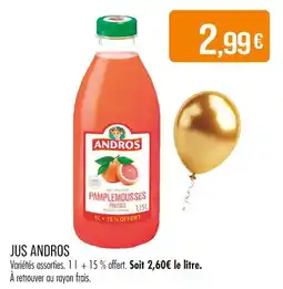 Match JUS ANDROS offre