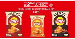 Match LAY’S Le 2ème à -50% sur la gamme des chips arômatisées lay’s offre