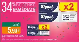 Match SIGNAL Dentifrice White Now offre
