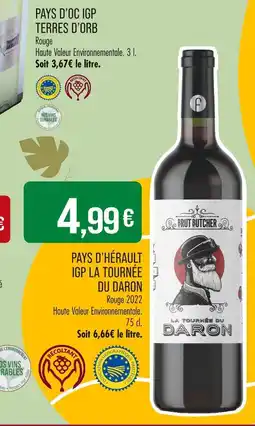 Match LES LA TOURNÉE DU DARON Pays d’hérault IGP offre