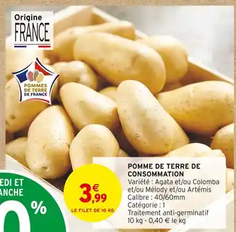 Intermarché Pommes de terre de consommation offre