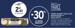 Intermarché Marie Morin Crème dessert vanille de Madagascar offre