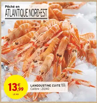 Intermarché Langoustine cuite offre