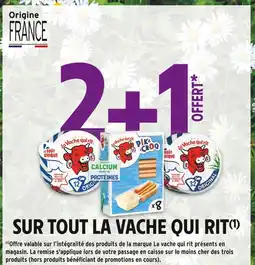 Intermarché La Vache qui rit 2+1 offert sur tout La Vache qui rit offre