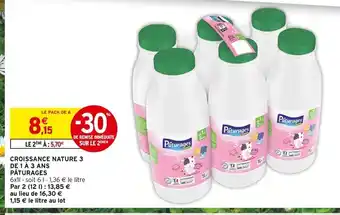 Intermarché Pâturages Croissance Nature 3 de 1 à 3 ans offre