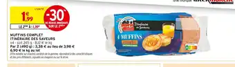 Intermarché Itinéraire des Saveurs Muffins complet offre