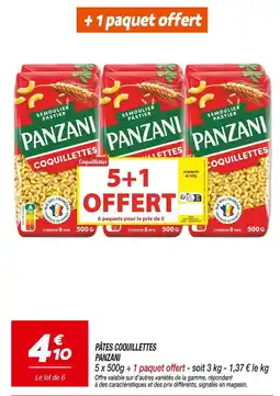 Netto PANZANI Pâtes coquillettes offre