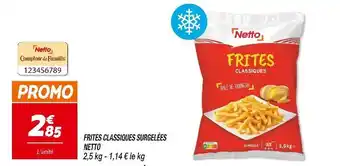 Netto Netto Frites Classiques Surgelées offre