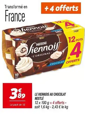 Netto NESTLÉ Le viennois au chocolat offre