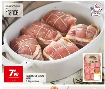 Netto NETTO 12 Paupiettes de porc offre