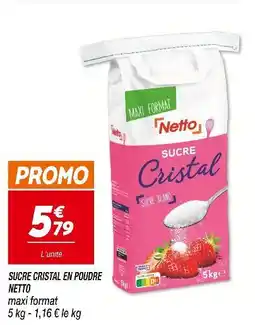 Netto NETTO Sucre Cristal en poudre offre