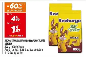 Netto NESQUIK Recharge Préparation Boisson Chocolatée offre