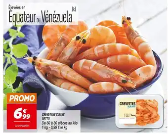 Netto NETTO Crevettes cuites offre
