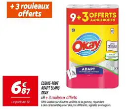 Netto OKAY Essuie-Tout Adapt Blanc offre