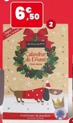 Animalis WOUAPY CALENDRIER DE L’AVENT offre