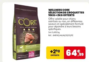 Animalis Wellness Core Sélection de croquettes 10KG + 2KG OFFERTS offre