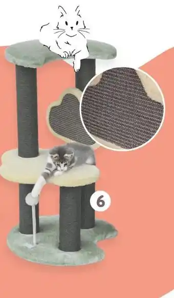 Animalis LEEBY ARBRE À CHATS KARLO POUR CHATONS offre