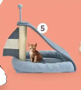Animalis LEEBY GRIFFOIR BATEAU POUR CHATONS offre
