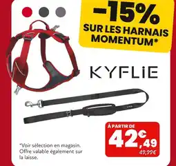Animalis KYFLIE -15% SUR LES HARNAIS MOMENTUM offre