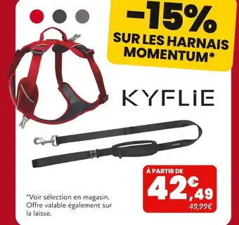 Animalis KYFLIE -15% SUR LES HARNAIS MOMENTUM offre