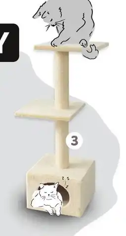 Animalis LEEBY ARBRE À CHATS CUBE COLETTE offre