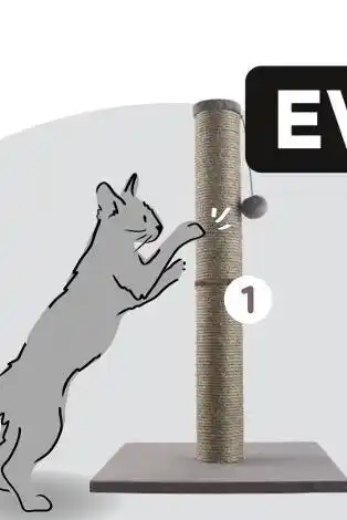 Animalis leeby POTEAU GRIFFOIR GASTON - 64CM offre