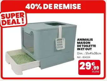 Animalis Animalis Maison de toilette In et Out offre