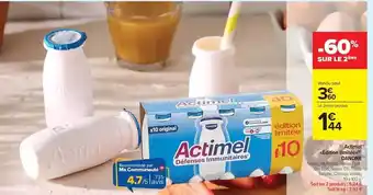 Carrefour Drive Danone - actimel offre