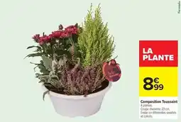 Carrefour Drive Composition toussaint offre