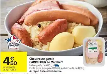 Carrefour Drive Carrefour - choucroute garnie offre