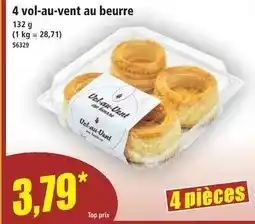 Norma 4 vol-au-vent au beurre offre