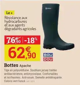 Espace emeraude Baudou - bottes offre