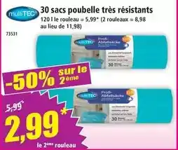 Norma Multitec - sacs poubelle très résistants offre
