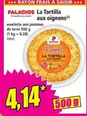 Norma Palacios - la tortilla aux oignons offre