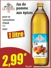 Norma Le prince - jus de pomme aux épices offre