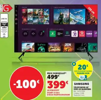 SAMSUNG Téléviseur 55" uhd 4k samsung