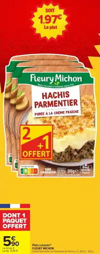 Carrefour Market Plats cuisinés fleury michon offre