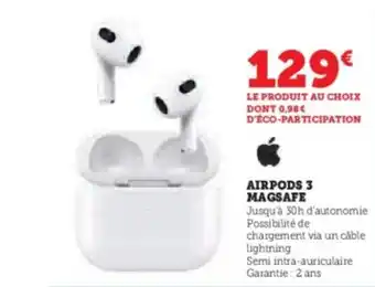 Hyper U Airpods 3 magsafe offre