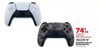 Hyper U SONY Manette sans fil dualsense offre