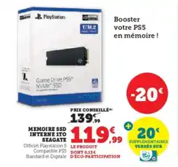 Hyper U SEAGATE Memoire ssd interne 1to offre