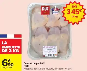 Carrefour Market Cuisses de poulet duc offre