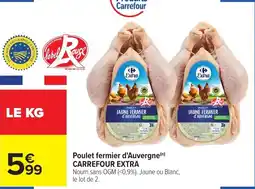 Carrefour Market Poulet fermier d'auvergne carrefour extra offre
