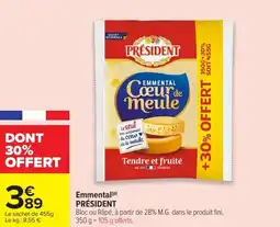 Carrefour Market Emmental président offre