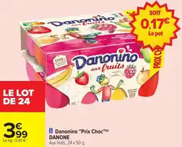 Carrefour Market Danonino prix choc danone offre