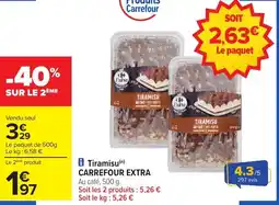 Carrefour Market Tiramisu carrefour extra offre