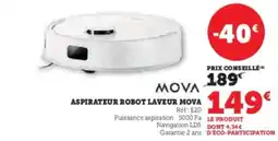 Hyper U MOVA Aspirateur robot laveur offre