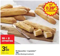 Carrefour Market 10 déjeunettes + 2 gratuites offre