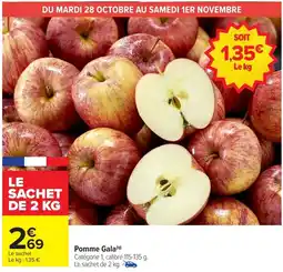 Carrefour Market Pomme gala offre