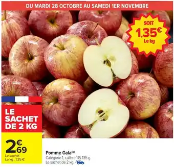 Carrefour Market Pomme gala offre