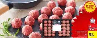 Carrefour Market 30 boulettes au boeuf nature carrefour le marché offre